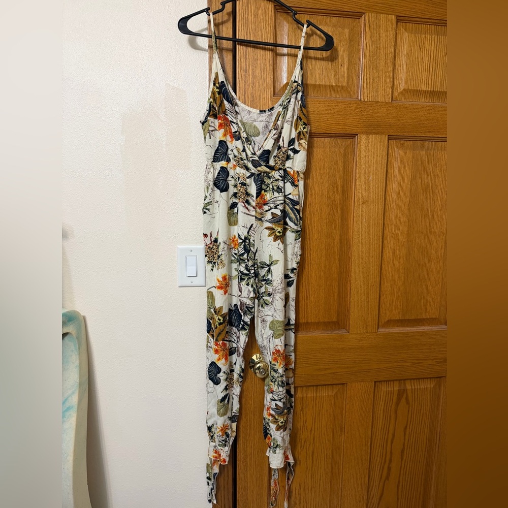 Floral Print Jumpsuit